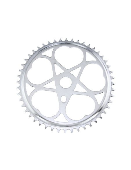 Steel Chainring Sweet Heart 1/2 X 3/32 48t Chrome.